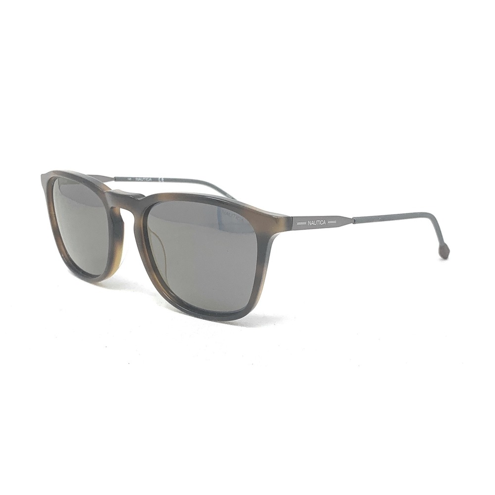 NAUTICA Polarized Men's Mirrored Sunglasses N6238S 101 218 Brown Tortorice 53mm